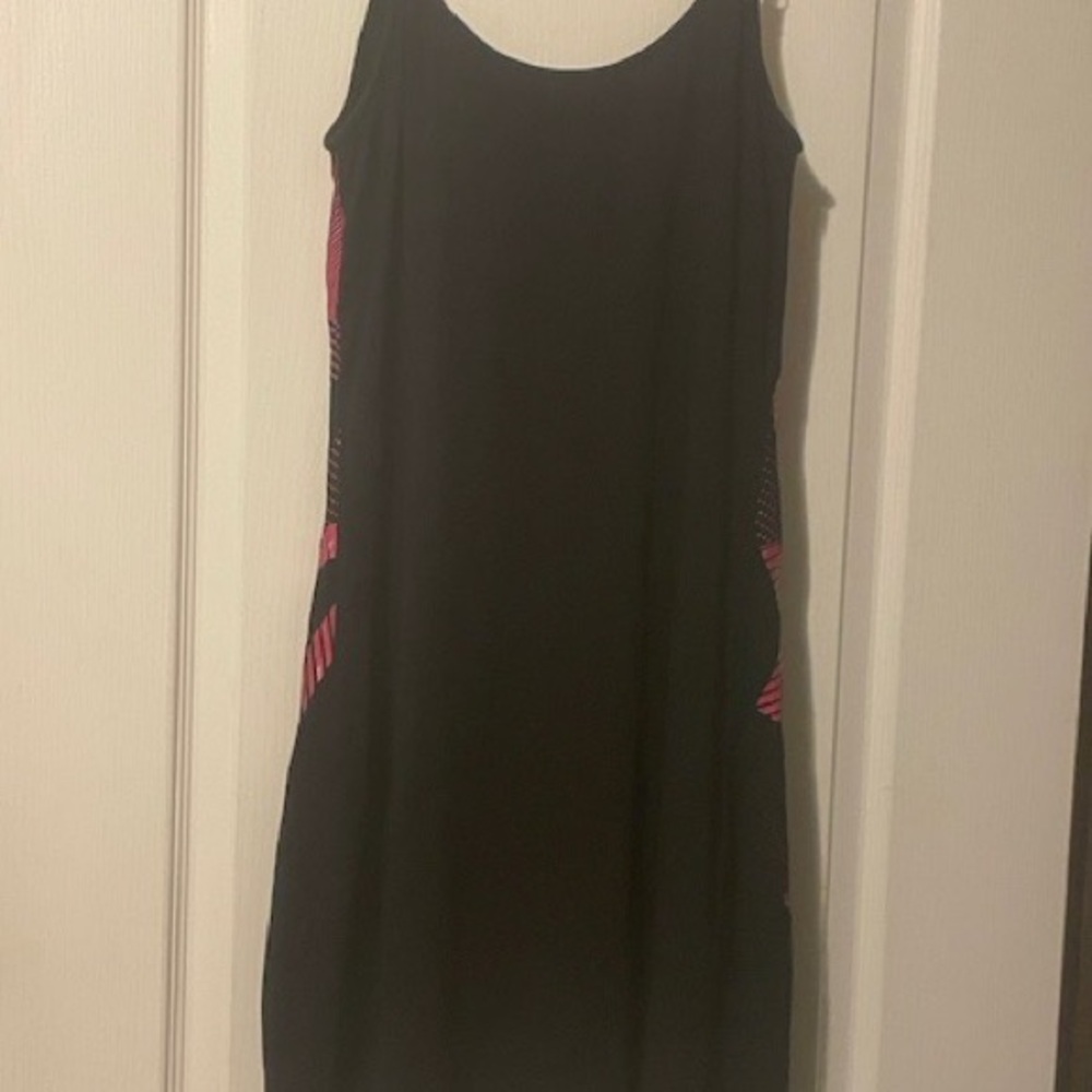 Fox Racing Black and Pink Women's Mini Dress
